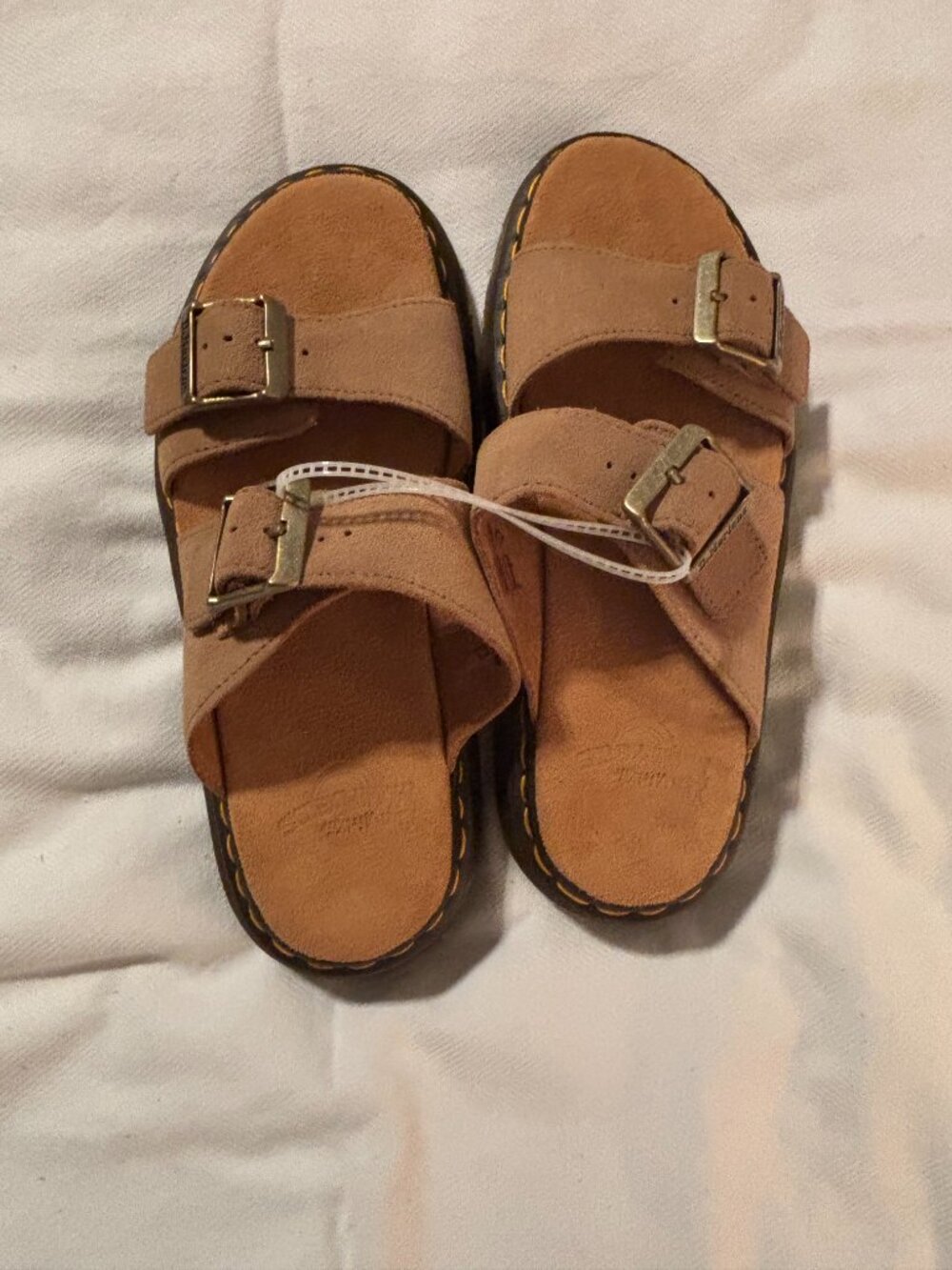 Dr. Marten Josef Suede Slide Sandal Men's 8/ Women's 9 View 4